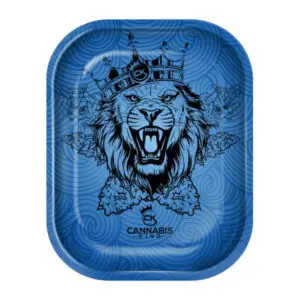 Bandeja de liar – Cannabis King – Edición Coleccionistas 2026 – Rey León Azul