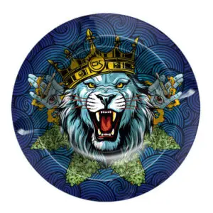 Cenicero de metal – Cannabis King – Rey León