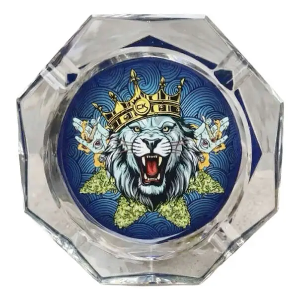 Cenicero transparente – Cannabis King – Rey León