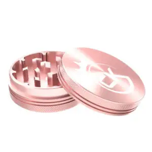 Grinder Cannabis King – CK – Oro rosa – 2 capas 54mm
