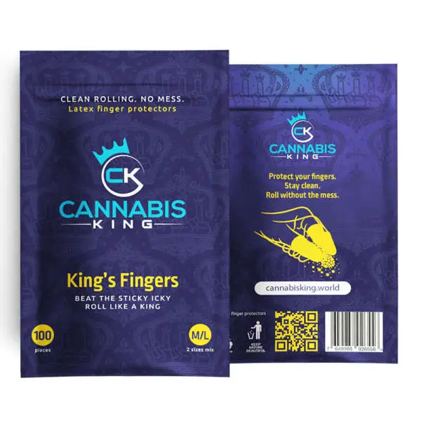 Dedos de Rey – Protección para los dedos de Rey del Cannabis (100 uds.)