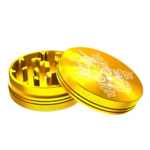 Grinder Cannabis King – Calavera Real – Oro – 2 capas 54mm