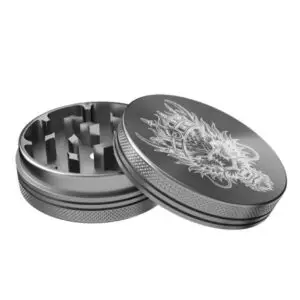 Grinder Cannabis King – Dragon King – Gris – 2 capas 54mm