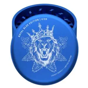 Grinder Cannabis King – Ediciones Coleccionistas 2026 – Rey León Azul